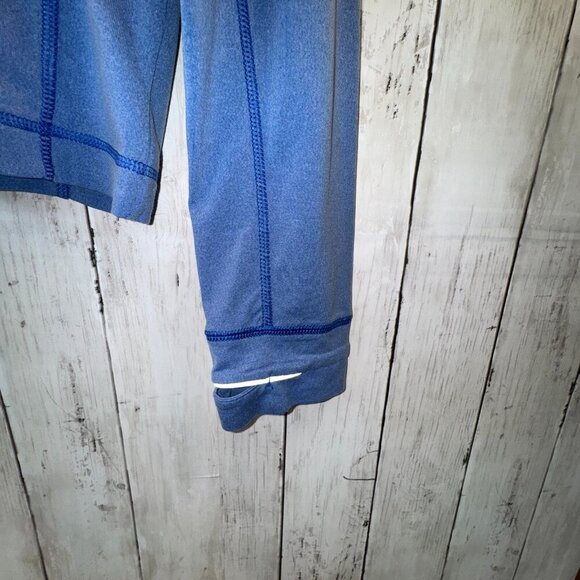 Hollister Men's 1/4 Zip Long Sleeve Performance Pullover Blue Size Large - Picture 2 of 10